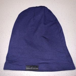 Grace Eleyae Navy Satin Lined Cap